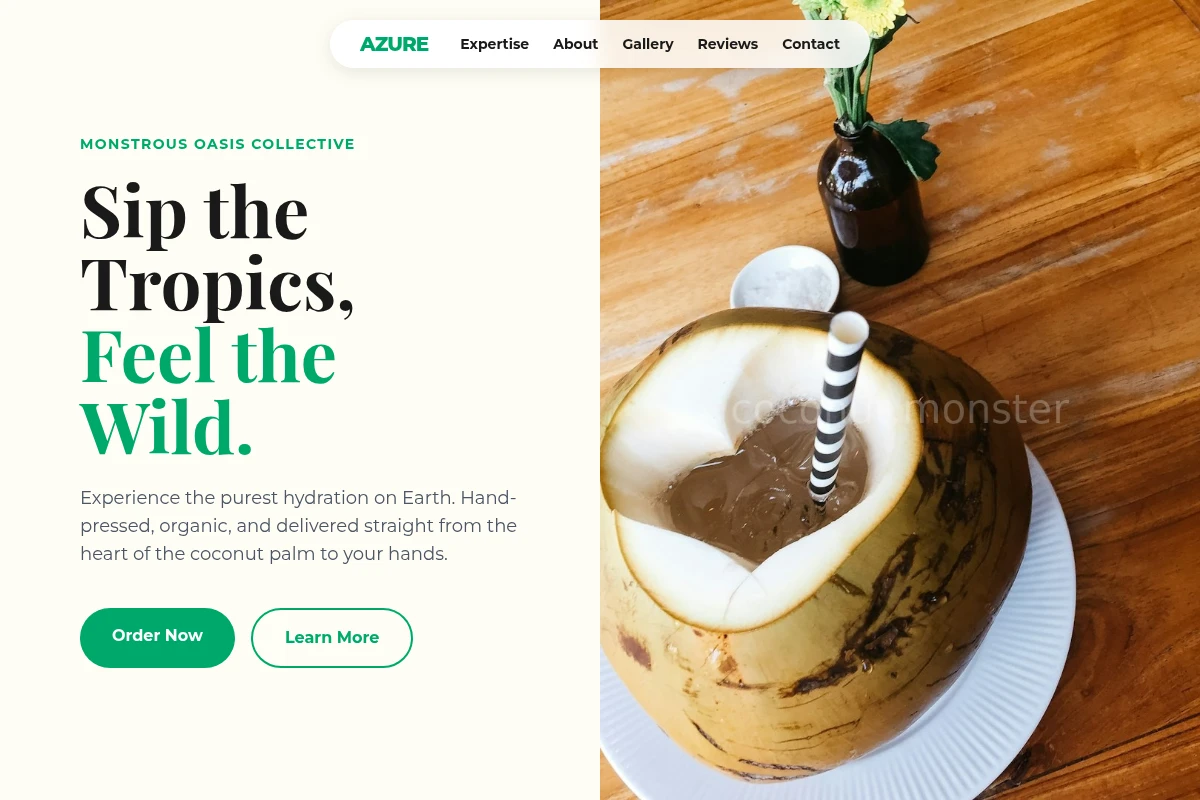Azure Coconut Water