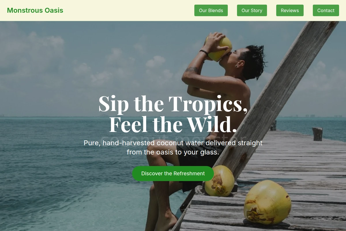 Verdant Coconut Water