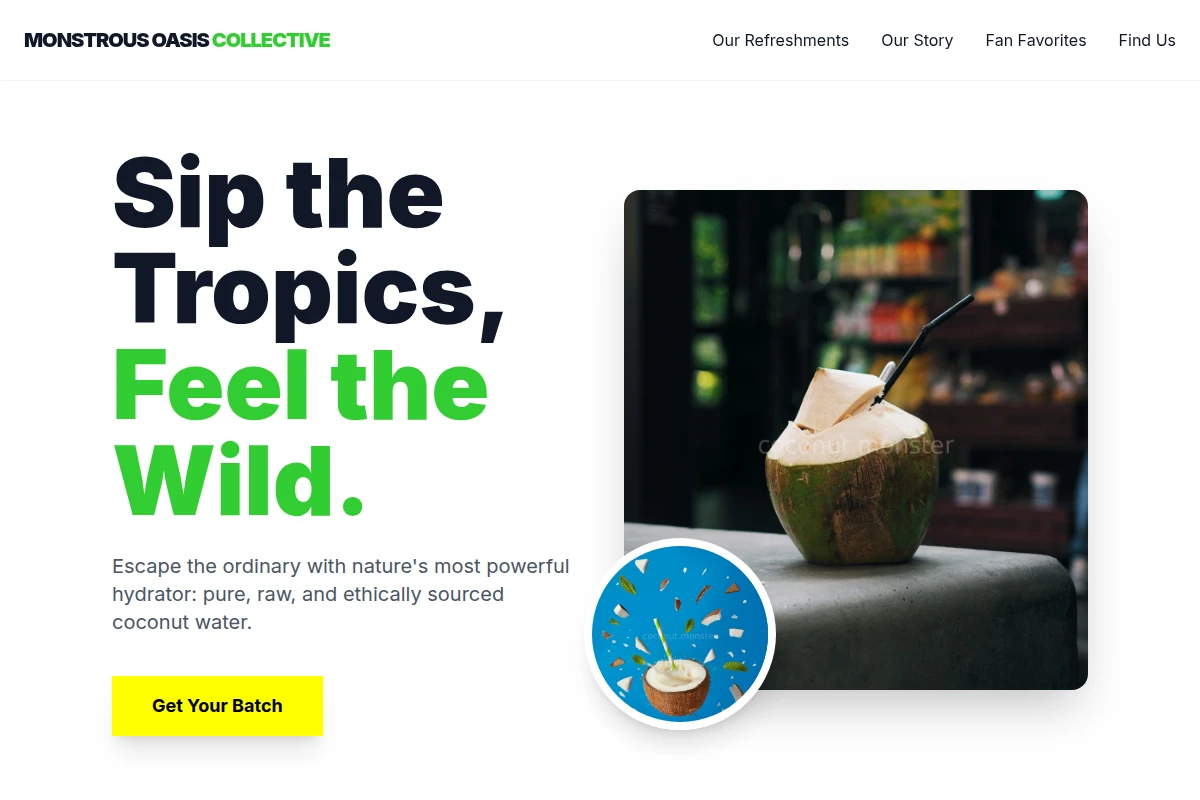 Azure Coconut Water