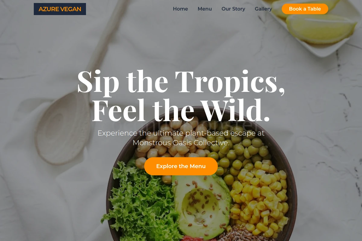 Azure Vegan Food