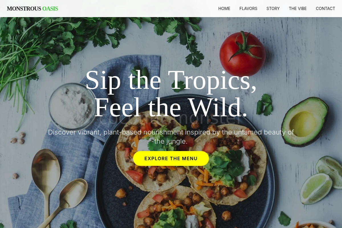 Verdant Vegan Food