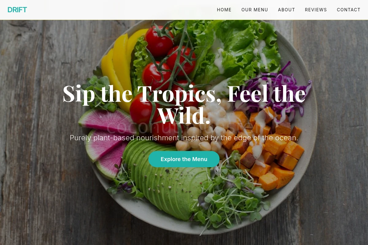 Drift Vegan Food